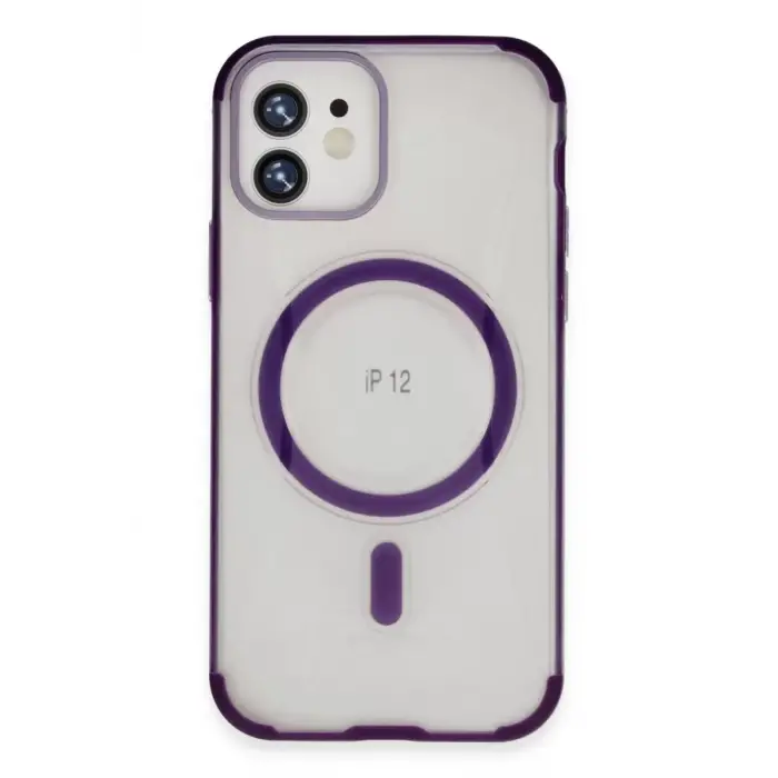 Joko Apple iPhone 12 Hilton Magsafe Kapak - Derin Mor