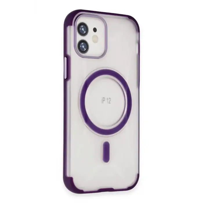 Joko Apple iPhone 12 Hilton Magsafe Kapak - Derin Mor