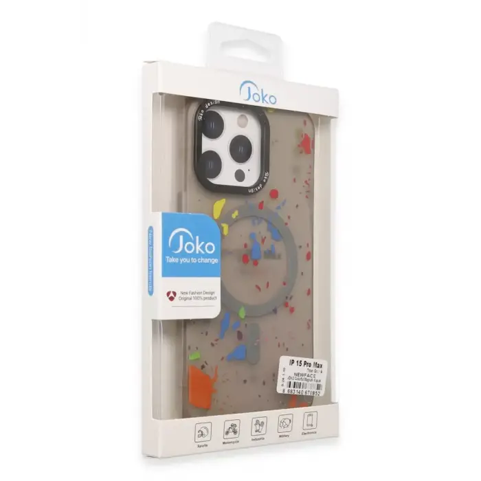 Joko Apple iPhone 14 Pro Colorful Magsafe Kapak - Siyah