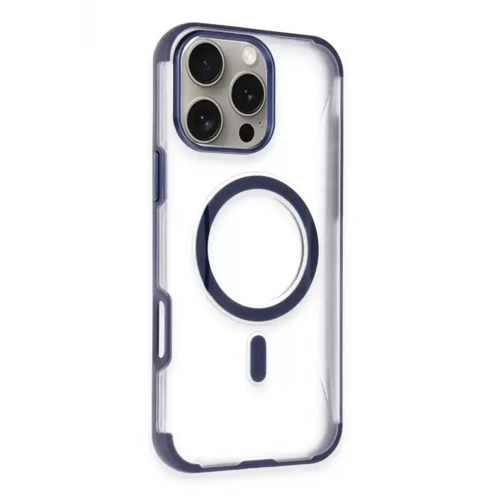 Joko Apple iPhone 14 Pro Max Hilton Magsafe Kapak - Lacivert