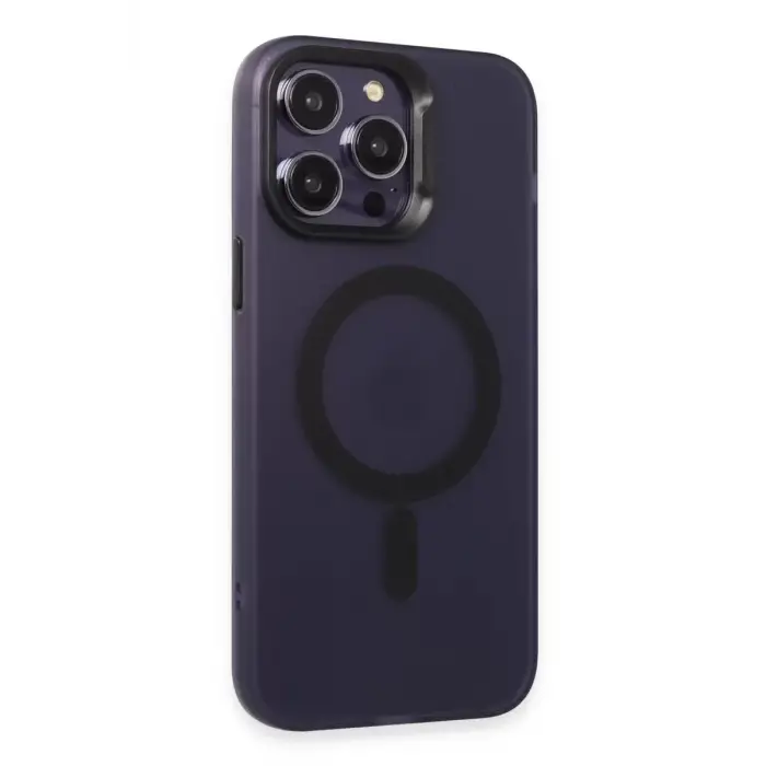 Joko Apple iPhone 14 Pro Max Kılıf Mateks Magsafe Kapak - Derin Mor
