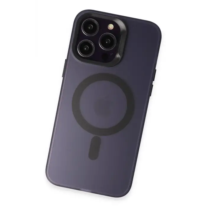 Joko iPhone 14 Pro Max Kılıf Mateks Magsafe Kapak - Derin Mor