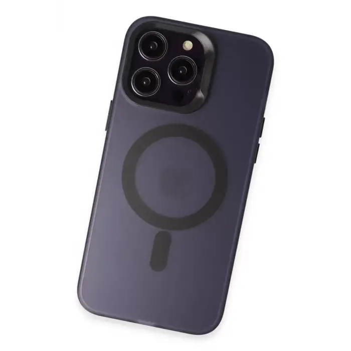 Joko iPhone 14 Pro Max Kılıf Mateks Magsafe Kapak - Derin Mor