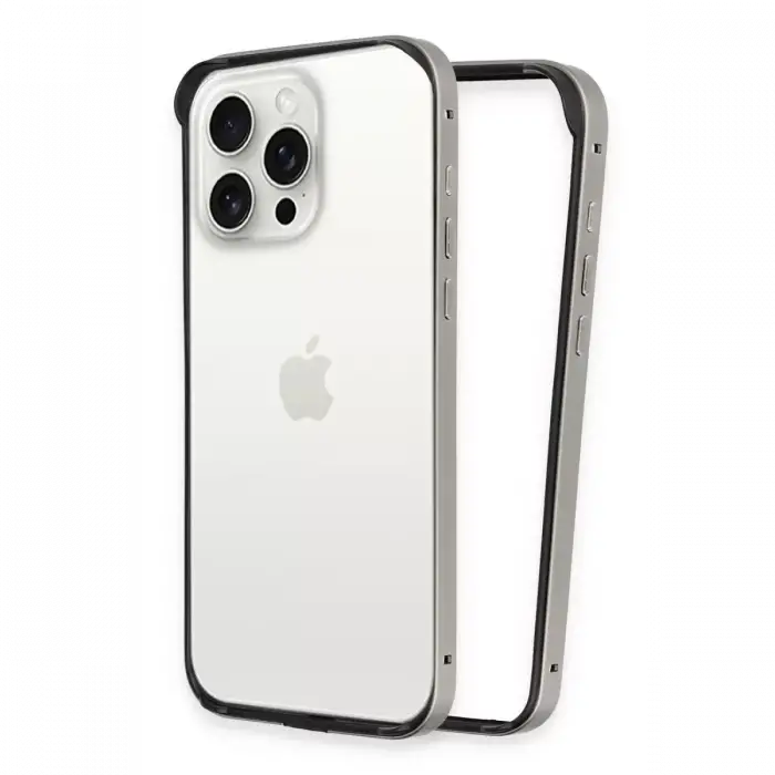 Joko Apple iPhone 14 Pro Max Land Bumper Koruma Kapak - Titan Gri
