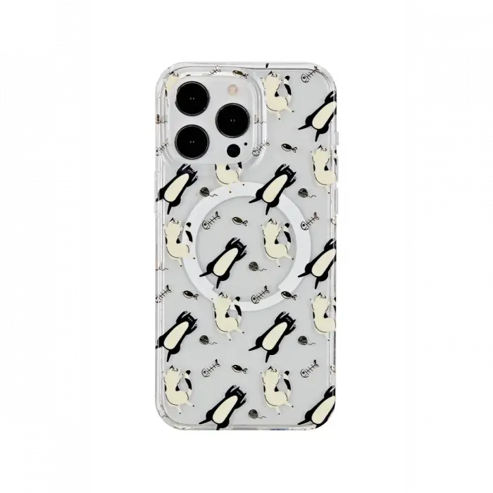 Joko iPhone 14 Pro Max Tanya Magsafe Kapak - Desen 4