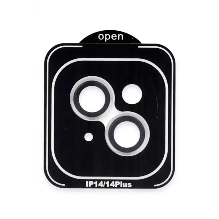 Joko Apple iPhone 14 PVD Metal Kamera Lens - Gümüş