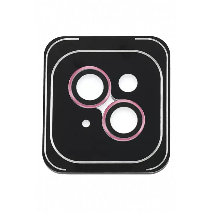 Joko Apple iPhone 14 PVD Metal Kamera Lens - Pembe