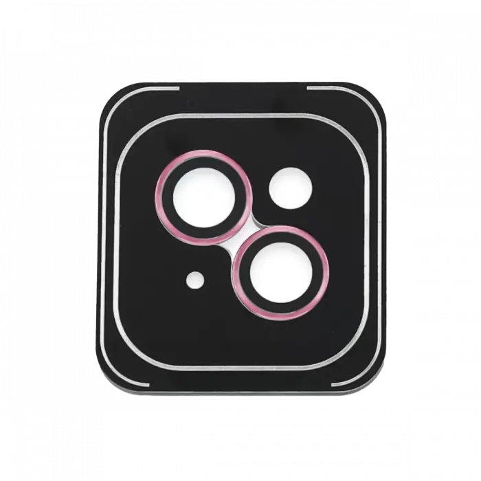 Joko Apple iPhone 14 PVD Metal Kamera Lens - Pembe