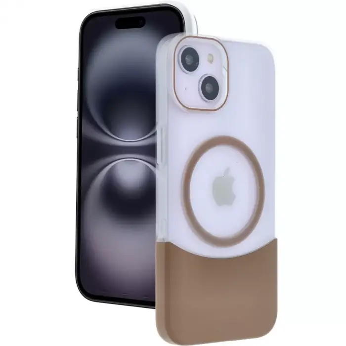 Joko Apple iPhone 14 Velar Magsafe Kapak - Çöl Titanyum