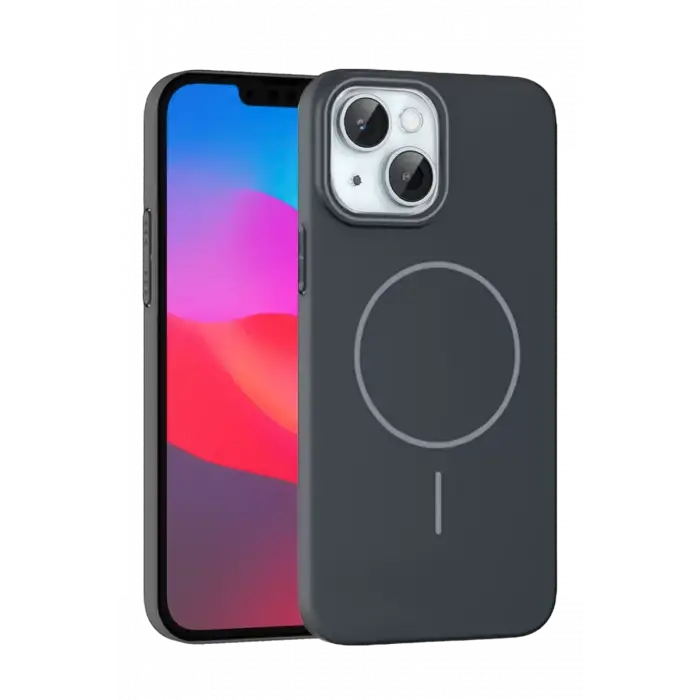 Joko iPhone 15 Plus Broş Magsafe Kapak - Füme