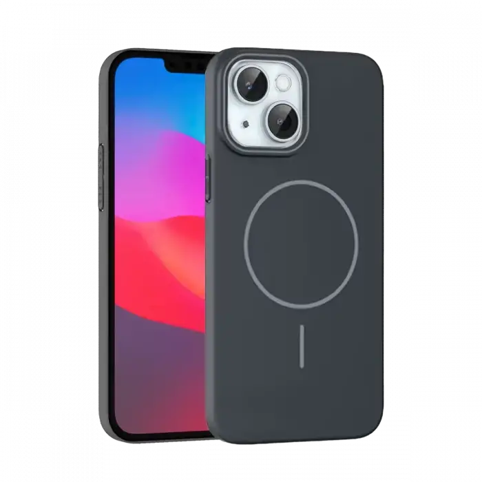 Joko iPhone 15 Plus Broş Magsafe Kapak - Füme