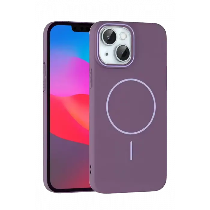 Joko Apple iPhone 15 Plus Broş Magsafe Kapak - Mor