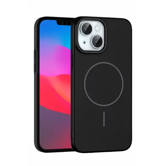 Joko Apple iPhone 15 Plus Broş Magsafe Kapak - Siyah