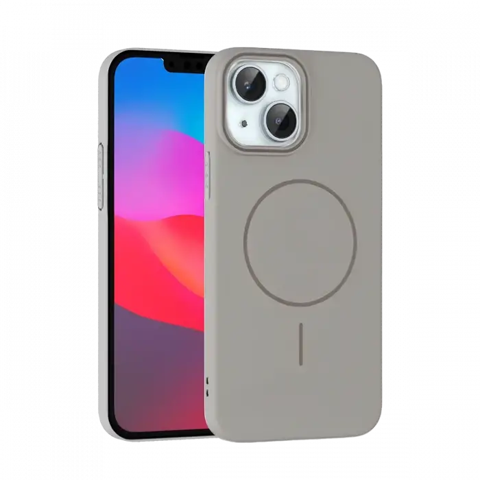 Joko iPhone 15 Plus Broş Magsafe Kapak - Titan Gri