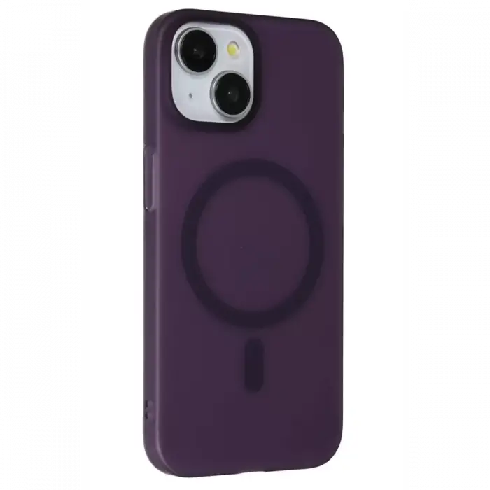 Joko Apple iPhone 15 Plus Tuna PC Slim Magsafe Kapak - Derin Mor