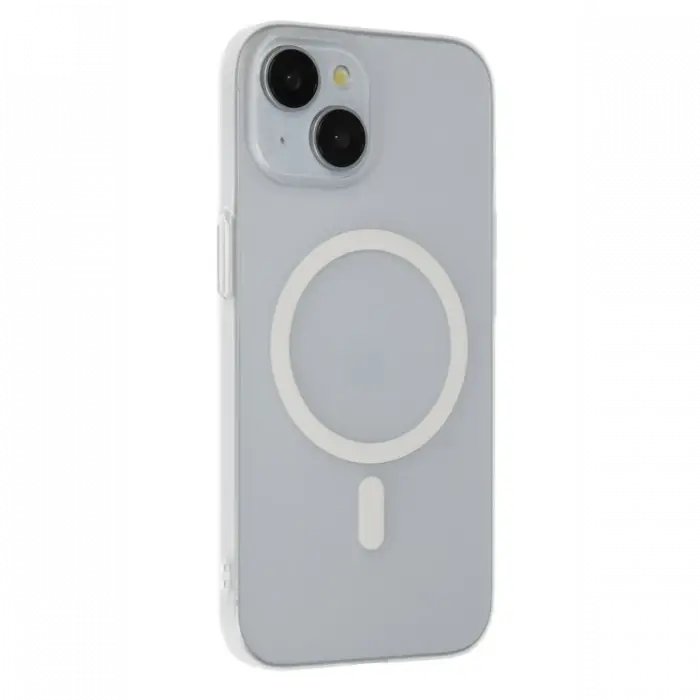 Joko iPhone 15 Plus Tuna PC Slim Magsafe Kapak - Şeffaf