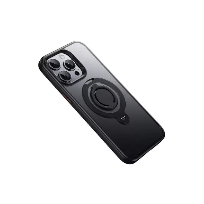 Joko Apple iPhone 15 Pro Avatar 360 Dönen Magsafe Kapak - Siyah