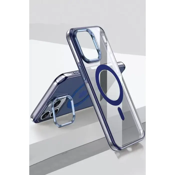 Joko Apple iPhone 15 Pro Drop Magsafe Kapak - Lacivert