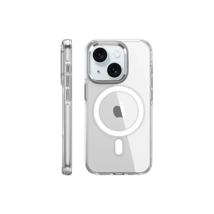 Joko Apple iPhone 15 Pro Kılıf Crystal Magsafe Kapak - Şeffaf