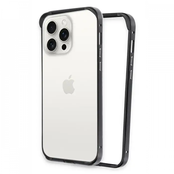 Joko iPhone 15 Pro Land Bumper Koruma Kapak - Siyah