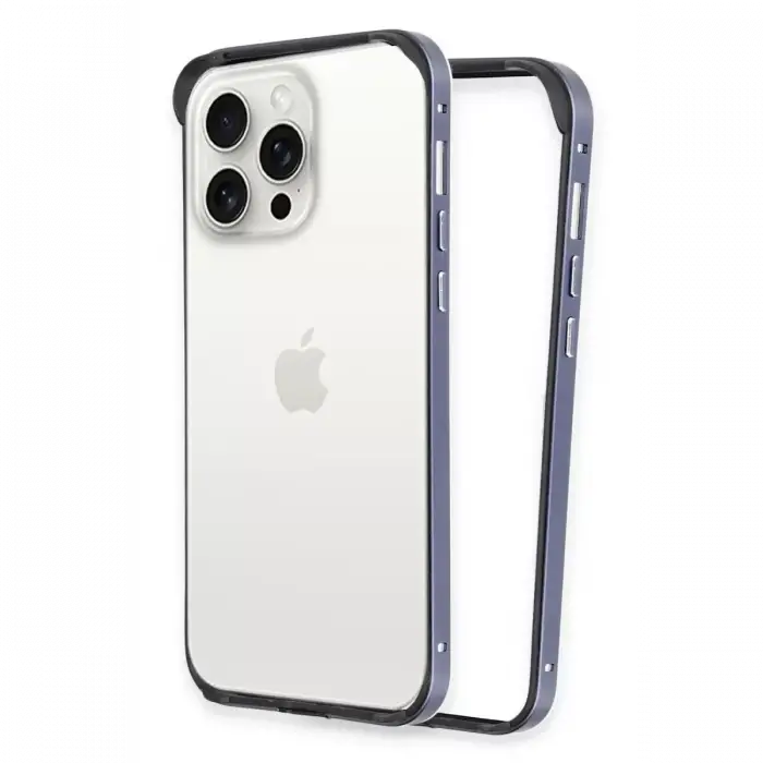 Joko Apple iPhone 15 Pro Max Land Bumper Koruma Kapak - Lacivert