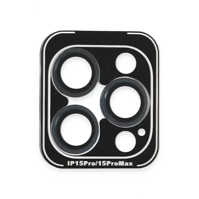 Joko Apple iPhone 15 Pro Max PVD Metal Kamera Lens - Lacivert