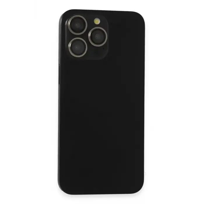 Joko Apple iPhone 15 Pro Max PVD Metal Kamera Lens - Siyah