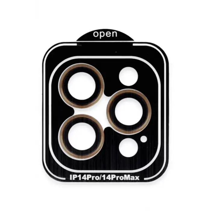 Joko Apple iPhone 15 Pro Max PVD Metal Kamera Lens - Turuncu