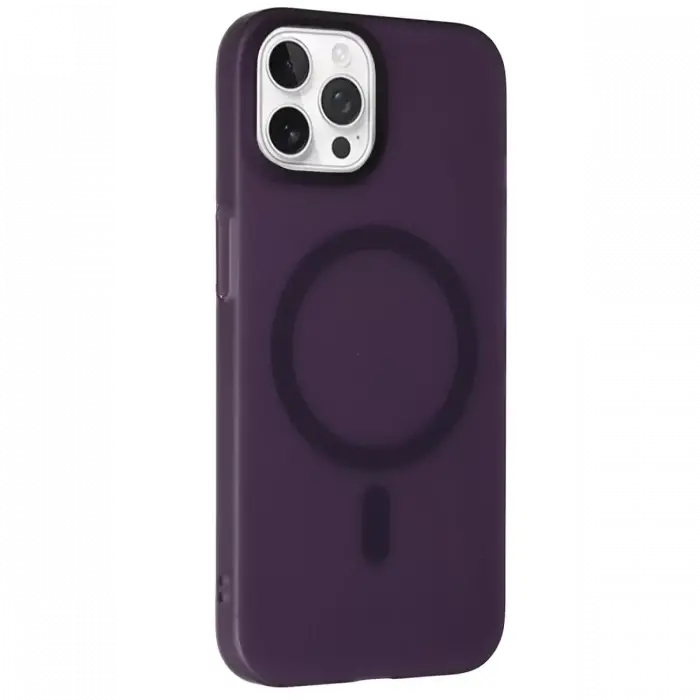 Joko Apple iPhone 15 Pro Max Tuna PC Slim Magsafe Kapak - Derin Mor