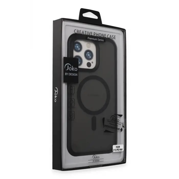 Joko iPhone 15 Pro Toras Airbag Magsafe Kapak - Siyah
