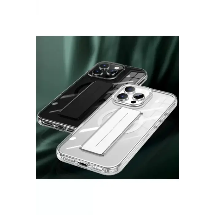 Joko Apple iPhone 16 Kılıf Alfa Magsafe Standlı Kapak - Şeffaf