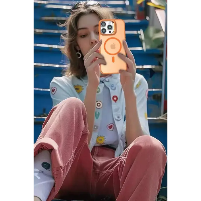 Joko Apple iPhone 16 Plus Flet Lens Magsafe Kapak - Derin Mor