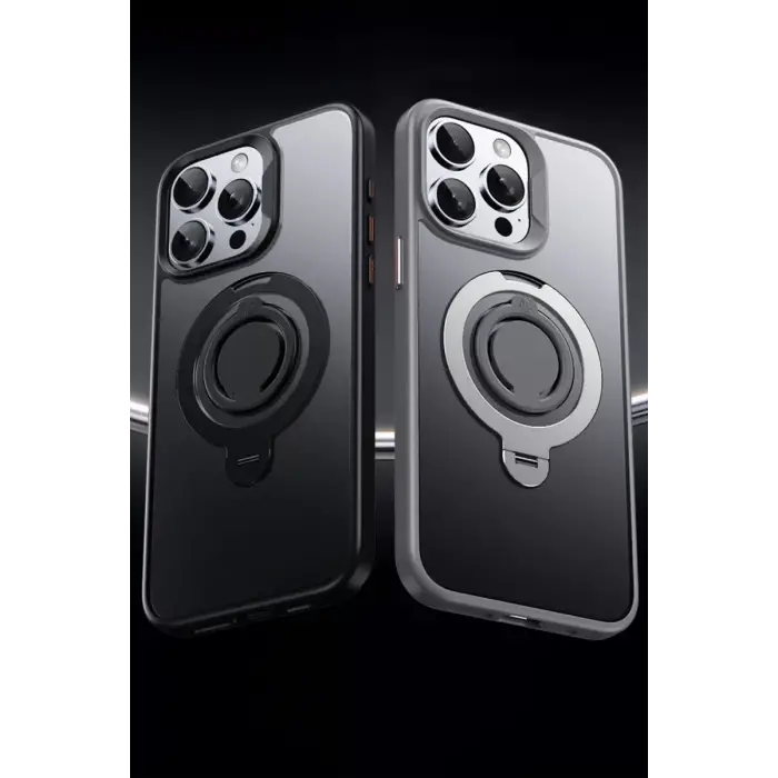 Joko Apple iPhone 16 Pro Avatar 360 Dönen Magsafe Kapak - Siyah