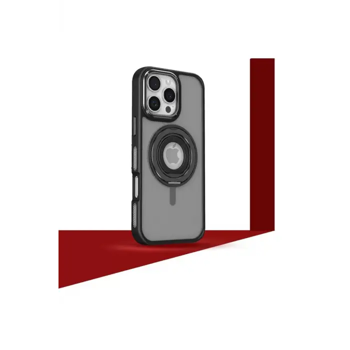 Joko Apple iPhone 16 Pro Banza Magsafe Standlı Kapak - Pembe