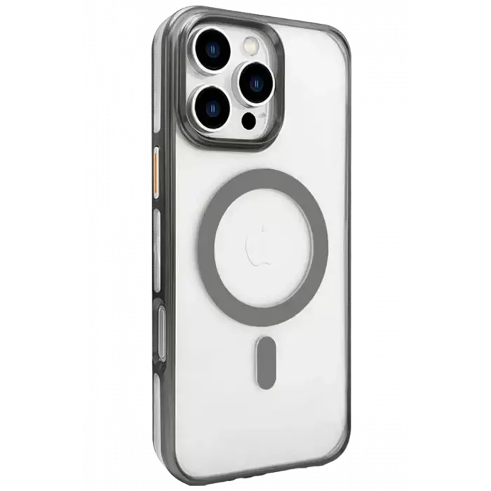 Joko Apple iPhone 16 Pro Gleam PC Sert Magsafe Kılıf - Titan Gri