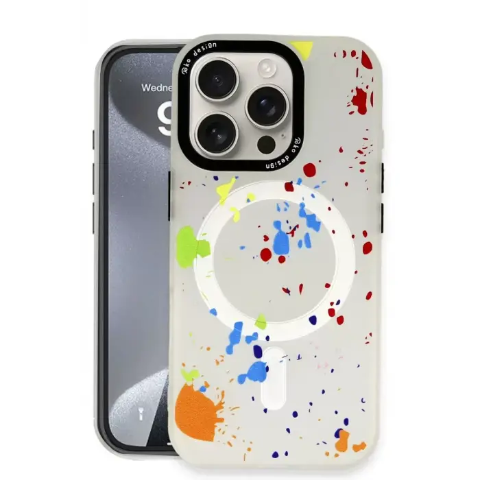 Joko Apple iPhone 16 Pro Max Colorful Magsafe Kapak - Şeffaf