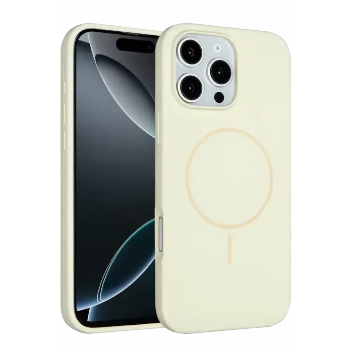 Joko iPhone 16 Pro Max Kılıf Jully Magsafe Kapak - Bej