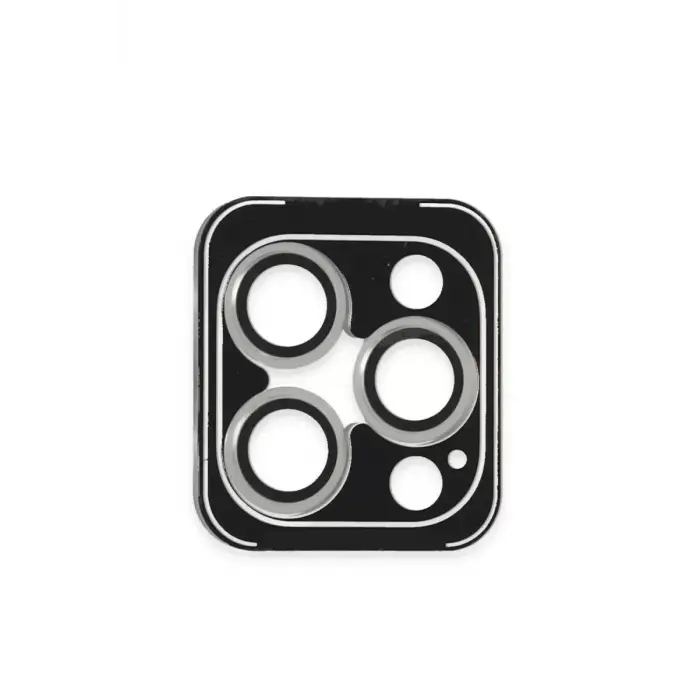 Joko Apple iPhone 16 Pro Max PVD Metal Kamera Lens - Gümüş