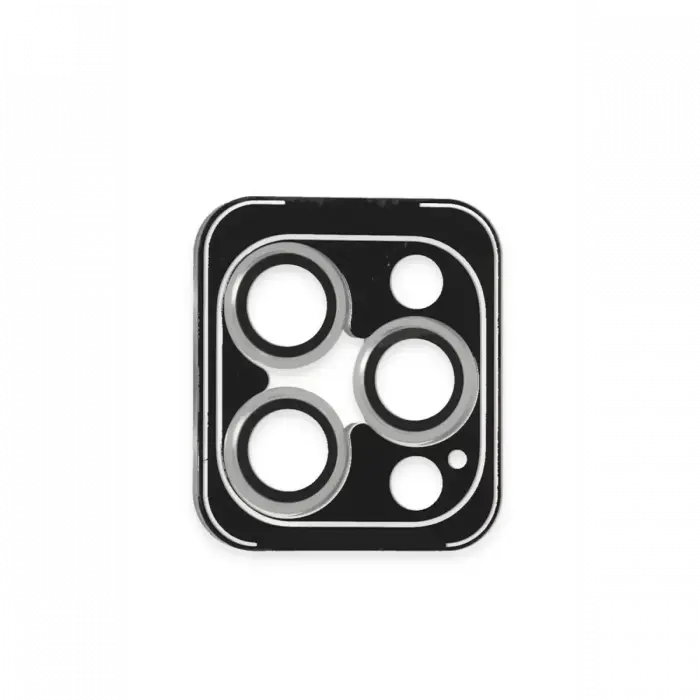 Joko Apple iPhone 16 Pro Max PVD Metal Kamera Lens - Gümüş