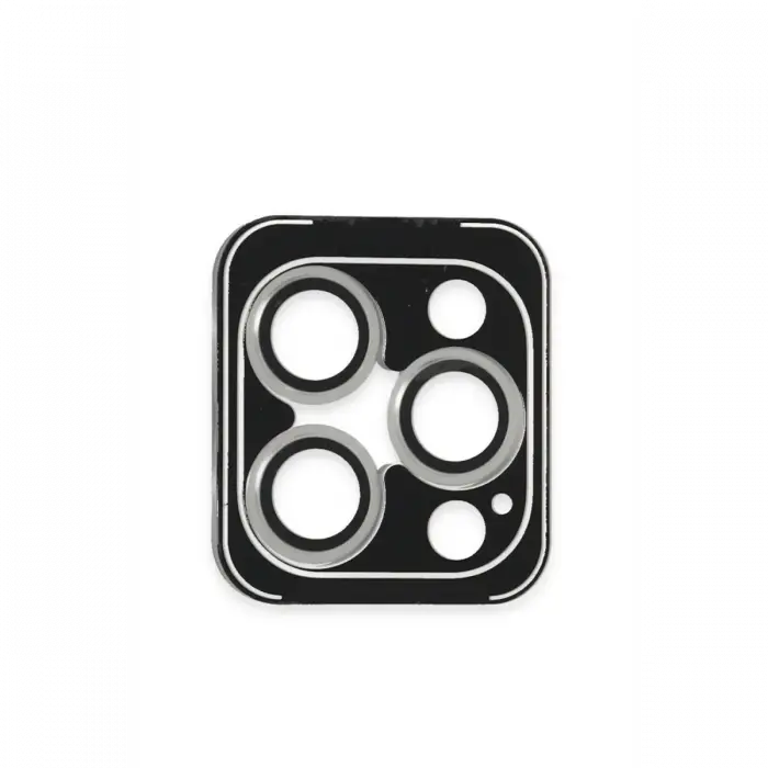 Joko iPhone 16 Pro Max PVD Metal Kamera Lens - Gümüş