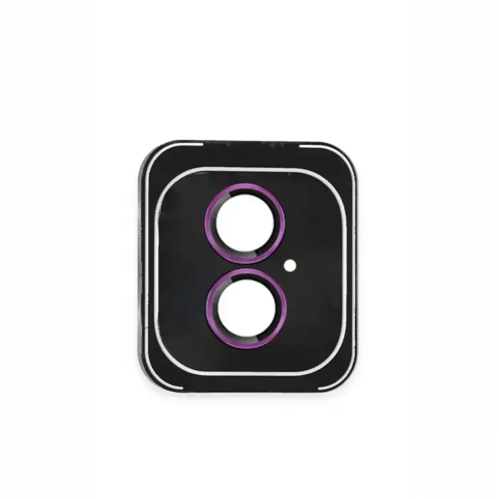 Joko Apple iPhone 16 PVD Metal Kamera Lens - Pembe