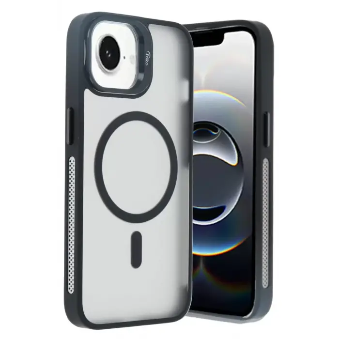 Joko Apple iPhone 16E Flet Lens Magsafe Kapak - Siyah