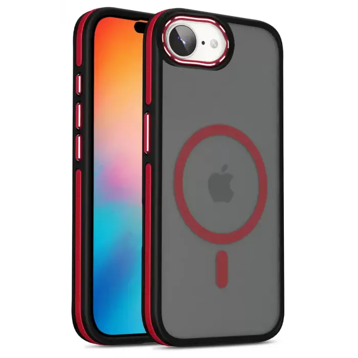 Joko Apple iPhone 16E Winner Magsafe Kapak - Kırmızı