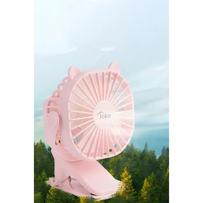 Joko JS03 Masaüstü Soğutma Fanı - Pembe