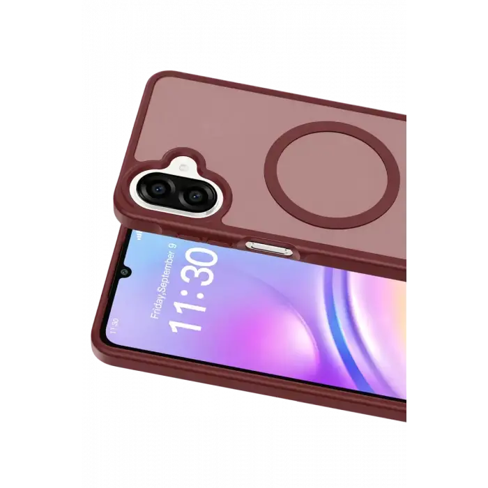 Joko Samsung Galaxy A07 4G Jota Magsafe Kapak - Bordo