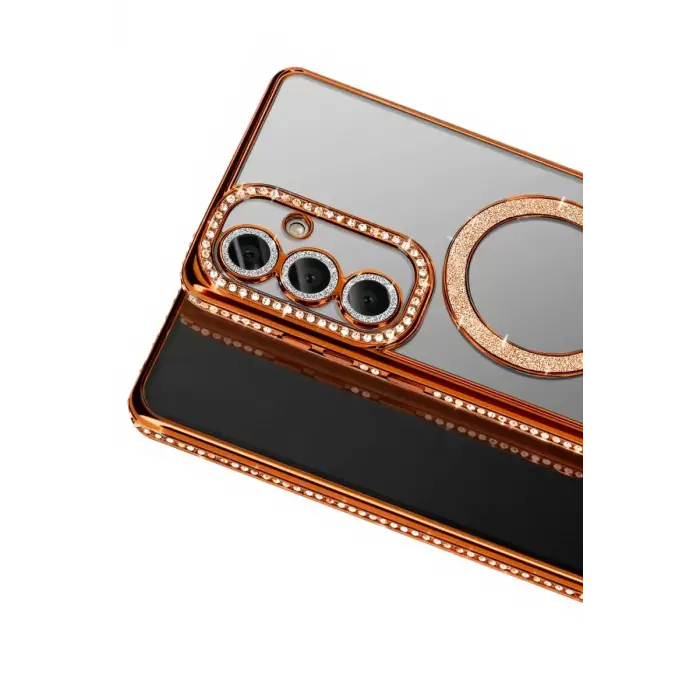 Joko Samsung Galaxy A37 5G Joke Simli Magneticsafe Kılıf - Turuncu