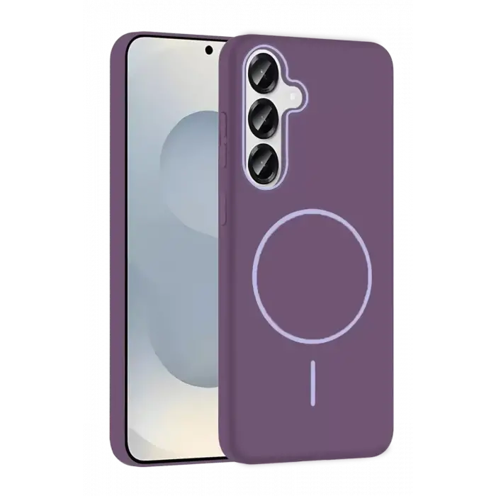 Joko Samsung Galaxy S23 FE Broş Magsafe Kapak - Mor