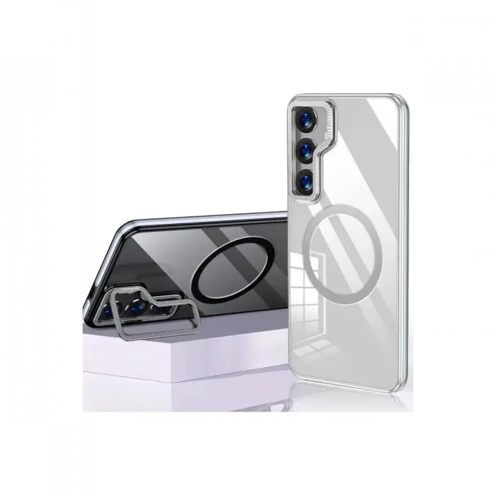 Joko Samsung Galaxy S24 Crystal Magsafe Kapak - Şeffaf