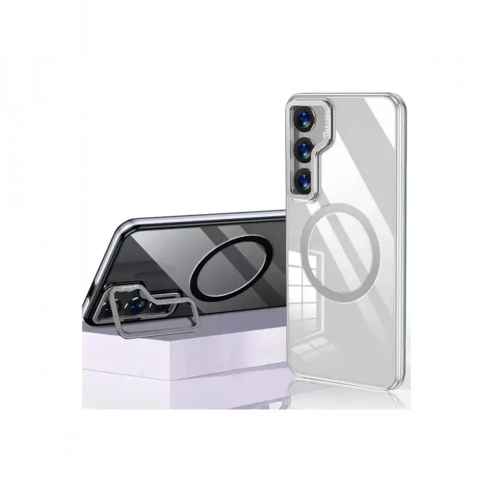 Joko Samsung Galaxy S24 Crystal Magsafe Kapak - Şeffaf