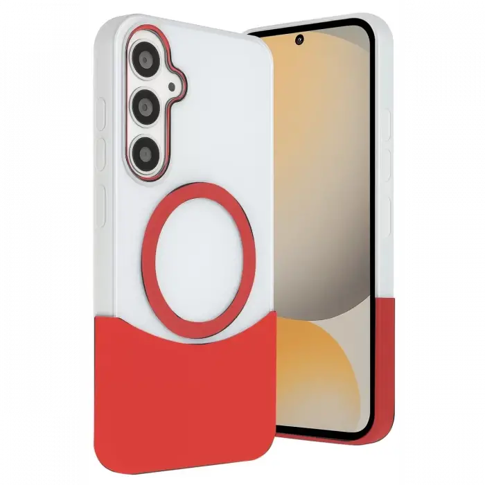 Joko Samsung Galaxy S24 FE Velar Magsafe Kapak - Kırmızı